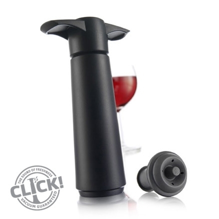 Wine Saver Vakuum-Weinpumpe schwarz